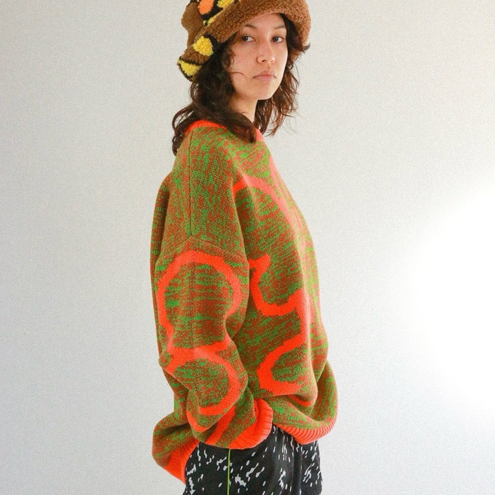 LAZY OAF Butterfly Doodle Sweater